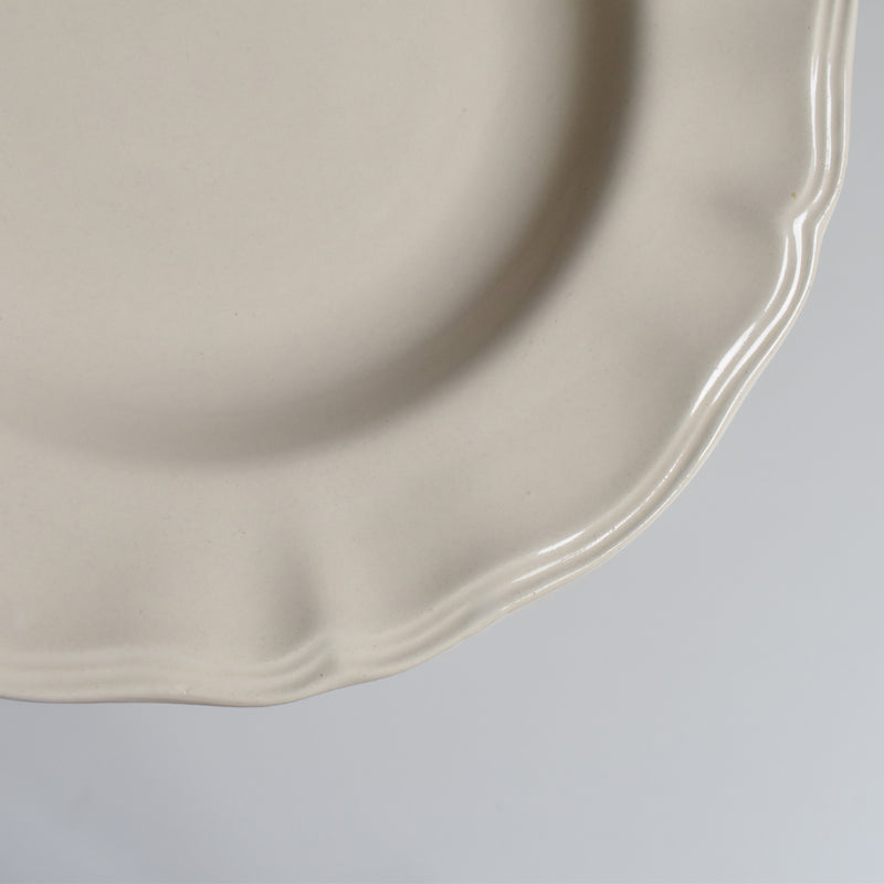 Vintage Deep Plate, Petal Rim G