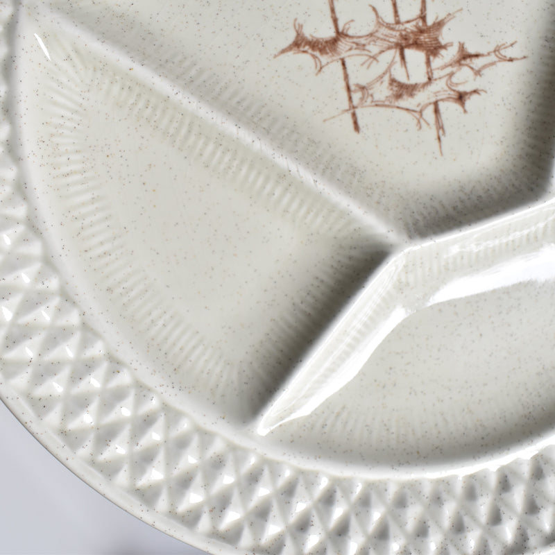 Vintage Fondue Plate, Chardons D