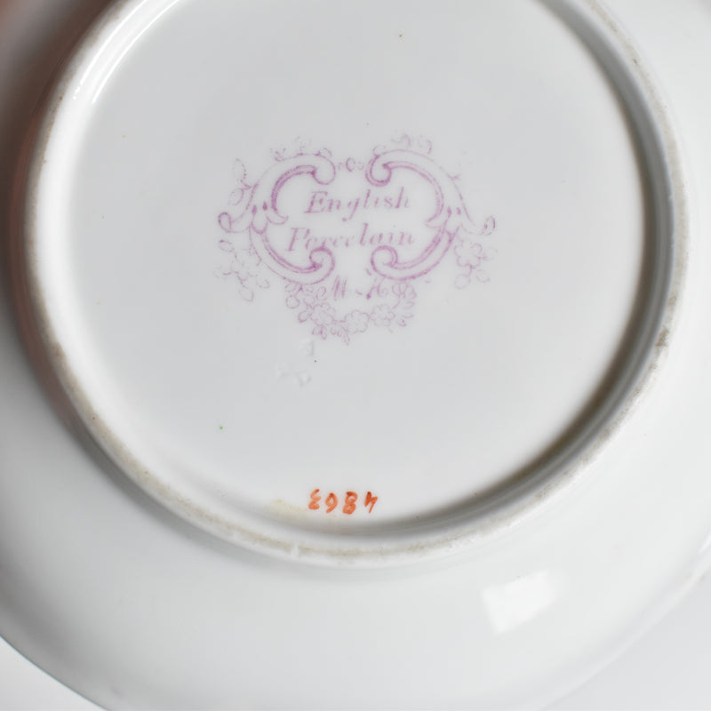 Antique Cup & Saucer Minton Cockatrice