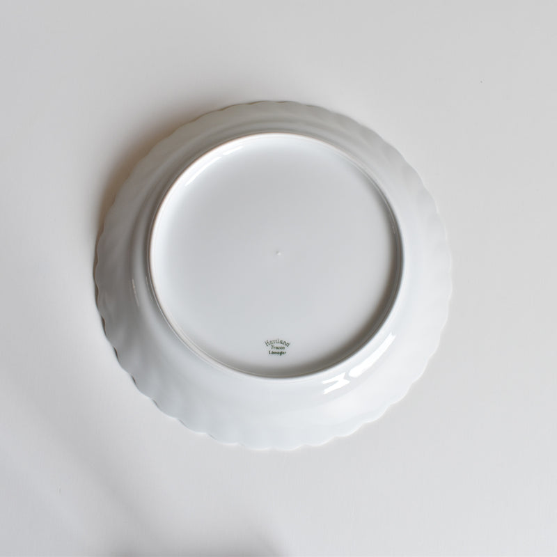 Vintage Deep Plate Limoges Haviland Cerisier Bleu A