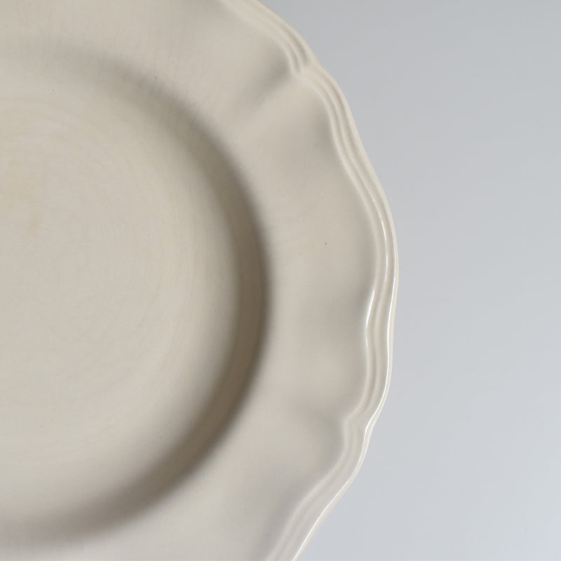 ヴィンテージ深皿 花リム H