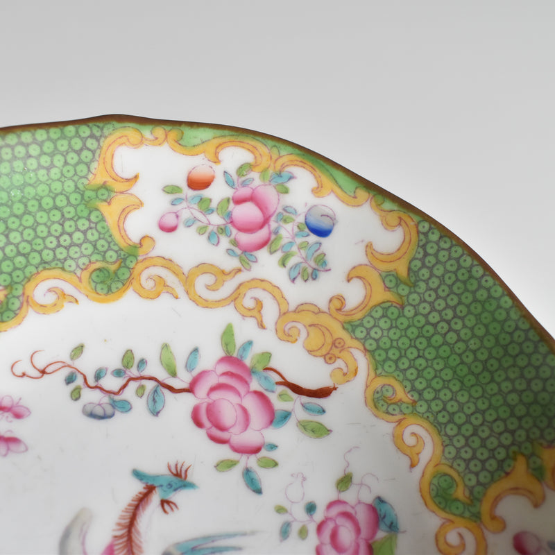 Antique Cup & Saucer Minton Cockatrice