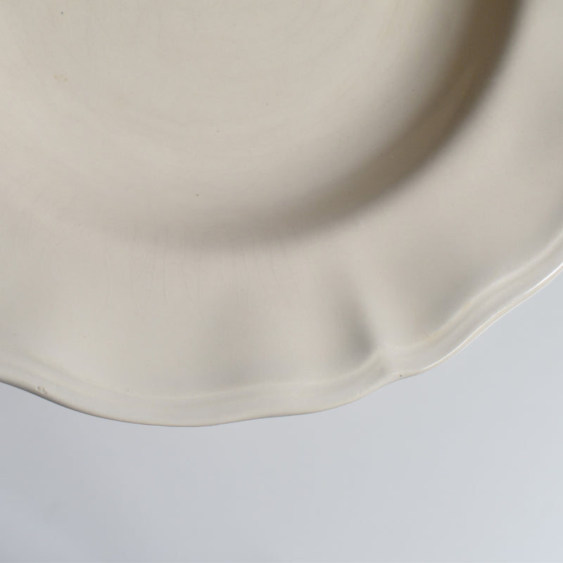 ヴィンテージ深皿 花リム H