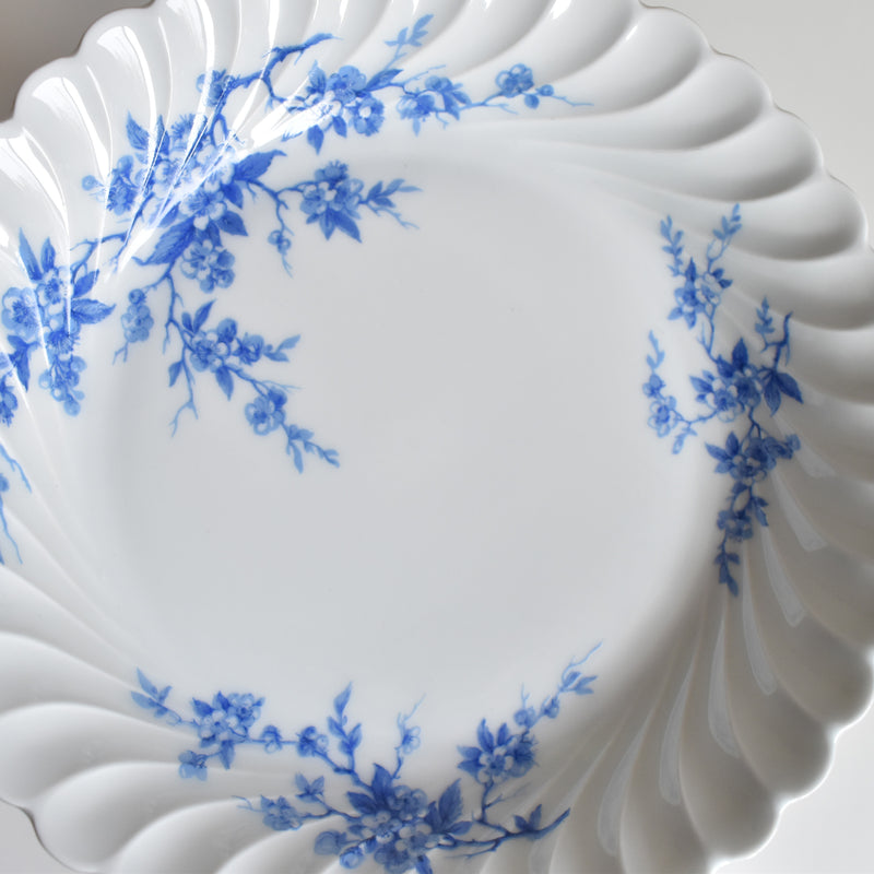 Vintage Deep Plate Limoges Haviland Cerisier Bleu A