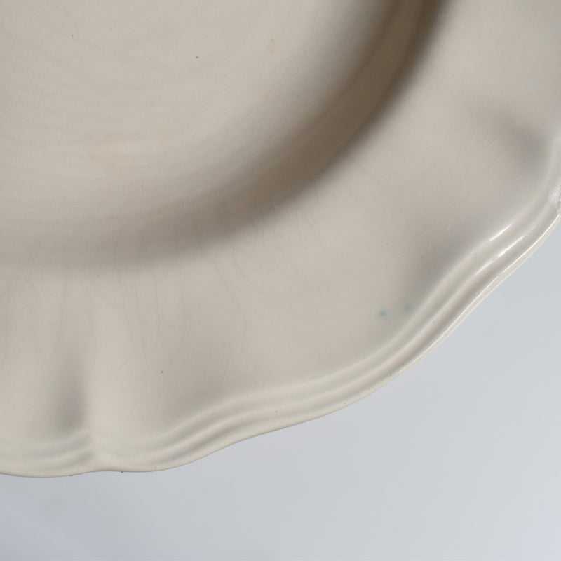 ヴィンテージ深皿 花リム H