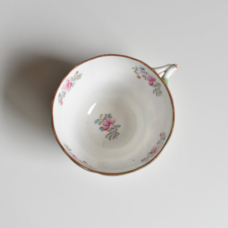 Antique Cup & Saucer Minton Cockatrice