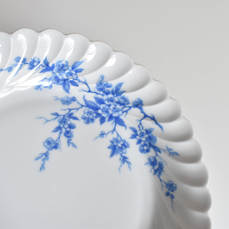 Vintage Deep Plate Limoges Haviland Cerisier Bleu A