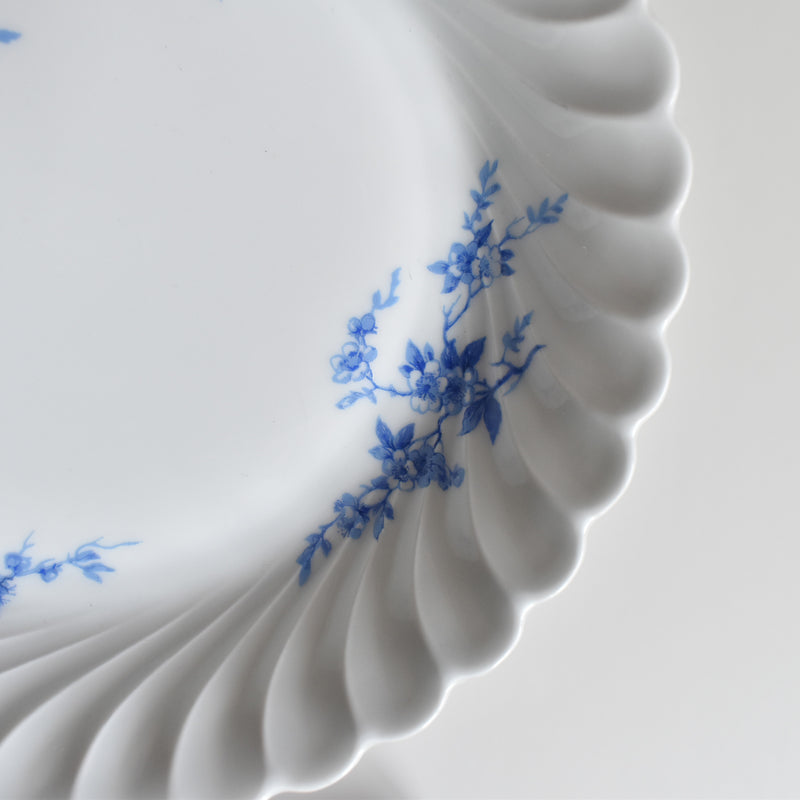 Vintage Deep Plate Limoges Haviland Cerisier Bleu A