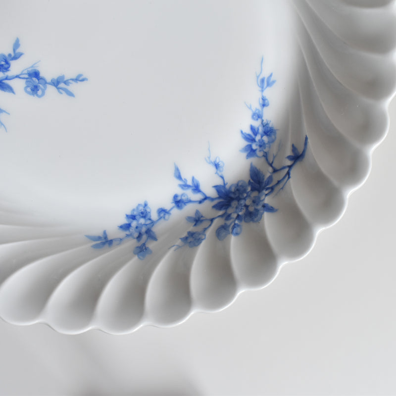 Vintage Deep Plate Limoges Haviland Cerisier Bleu A