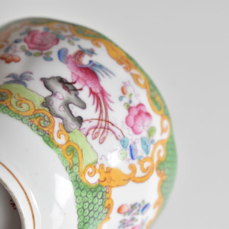 Antique Cup & Saucer Minton Cockatrice