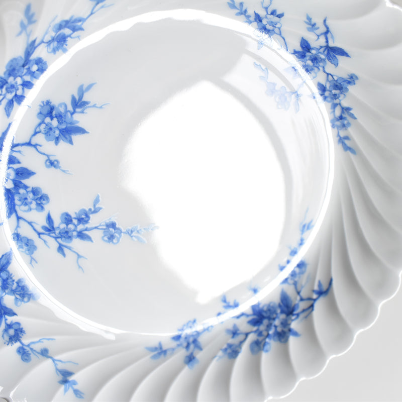Vintage Deep Plate Limoges Haviland Cerisier Bleu A