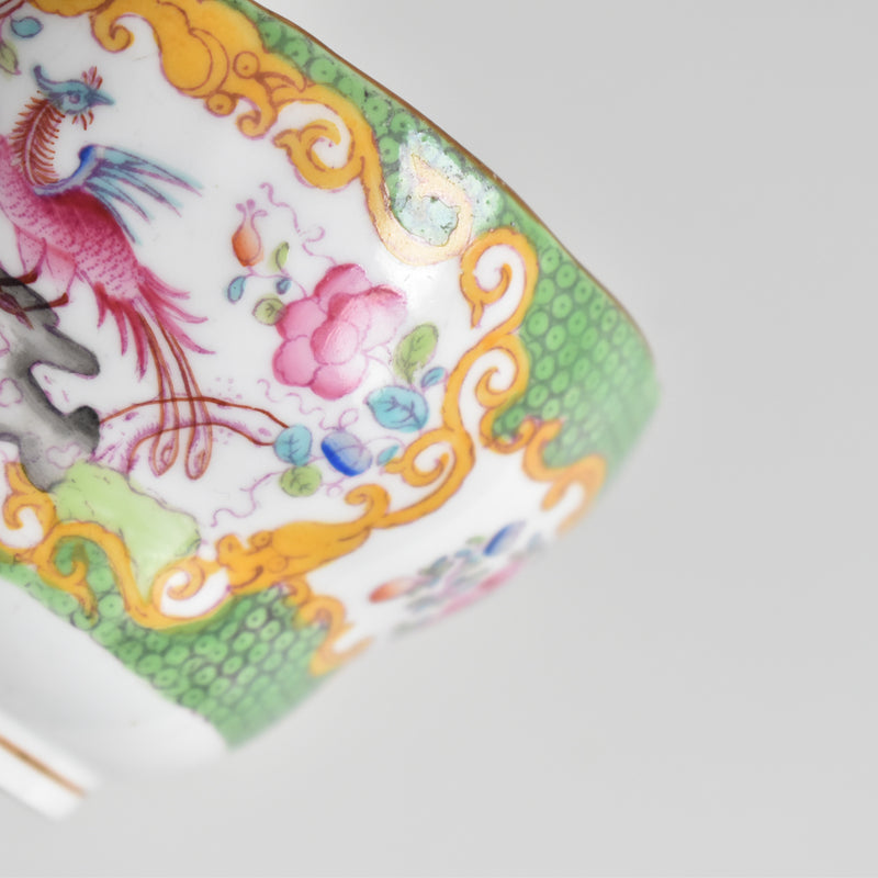 Antique Cup & Saucer Minton Cockatrice