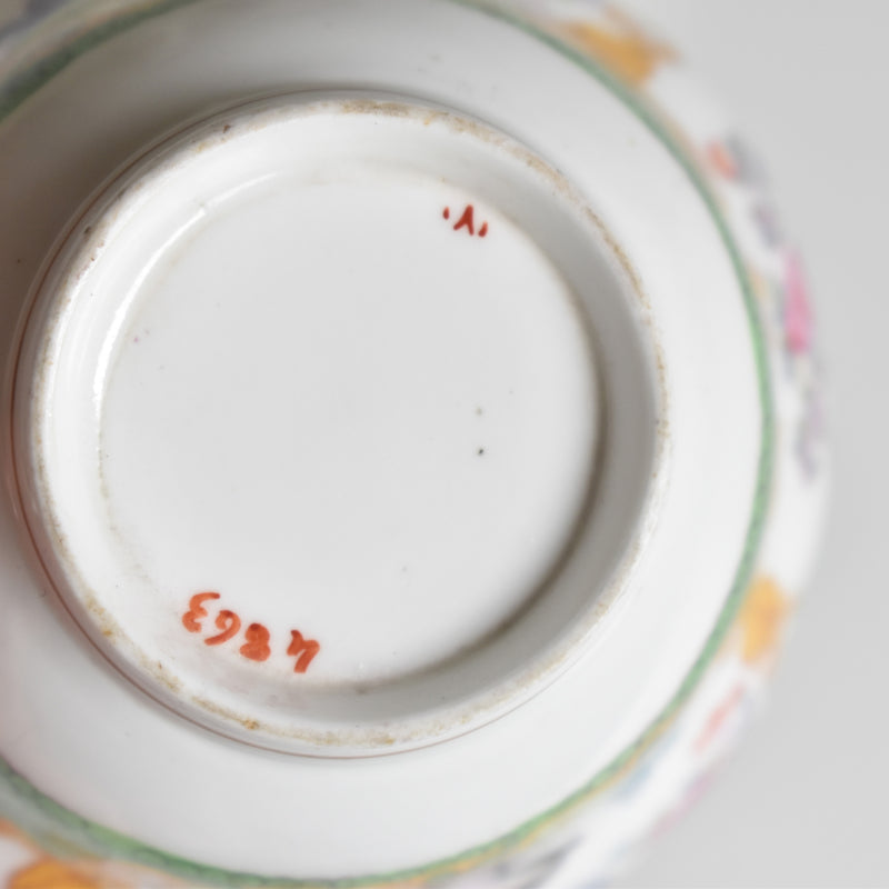 Antique Cup & Saucer Minton Cockatrice