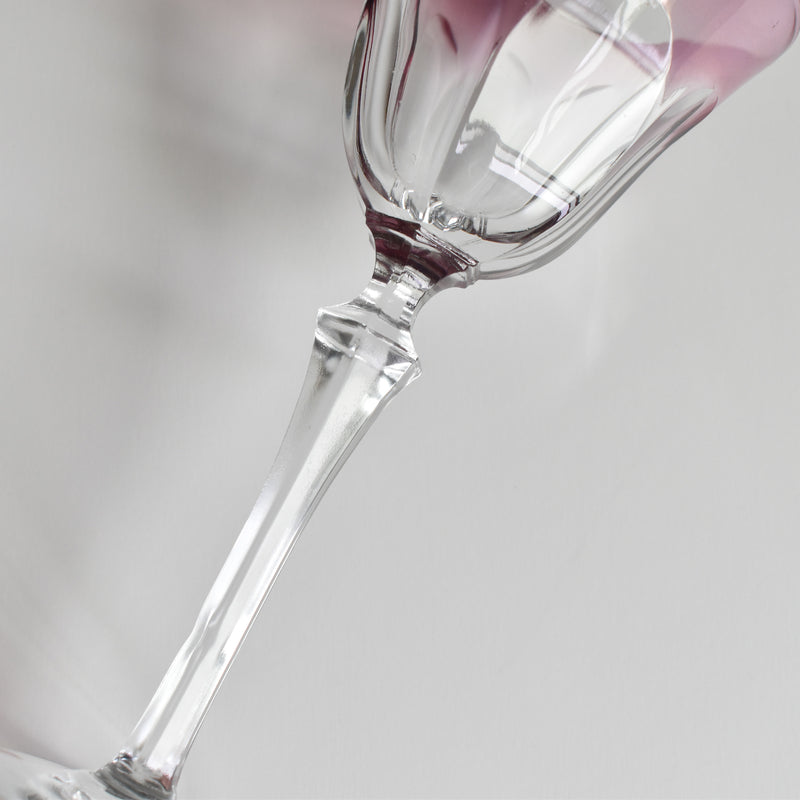 Vintage Crystal Glasses - Pair