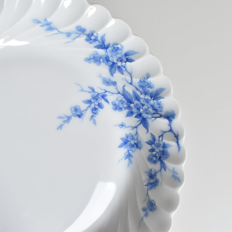 Vintage Deep Dish Limoges Haviland Cerisier Bleu B
