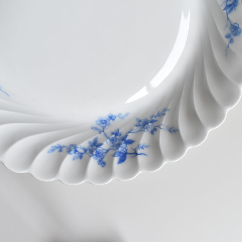 Vintage Deep Dish Limoges Haviland Cerisier Bleu B