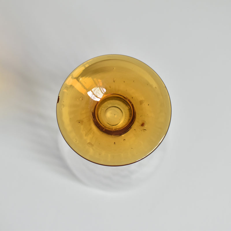 Antique Crystal Wine Glass Small