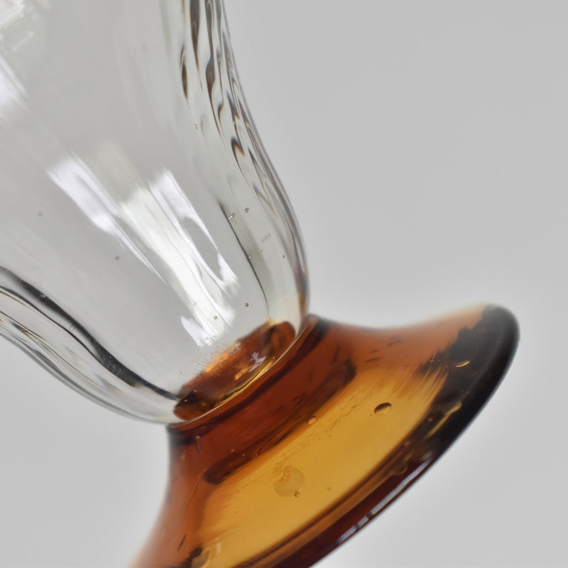 Antique Crystal Wine Glass Small