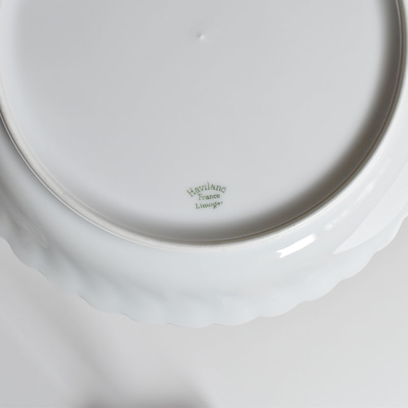 Vintage Deep Plate Limoges Haviland Cerisier Bleu C
