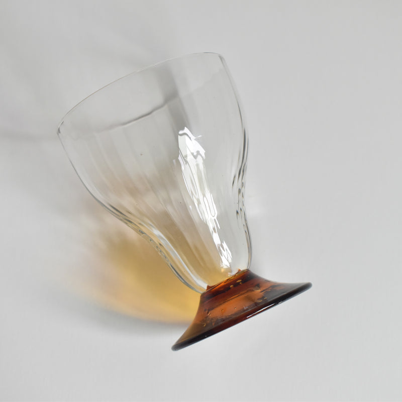 Antique Crystal Wine Glass Small