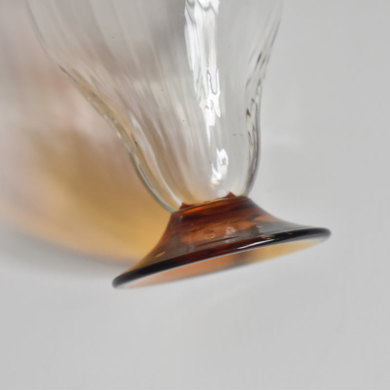 Antique Crystal Wine Glass Small