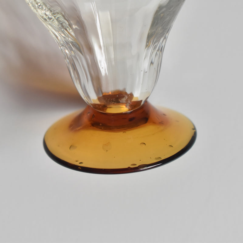 Antique Crystal Wine Glass Small