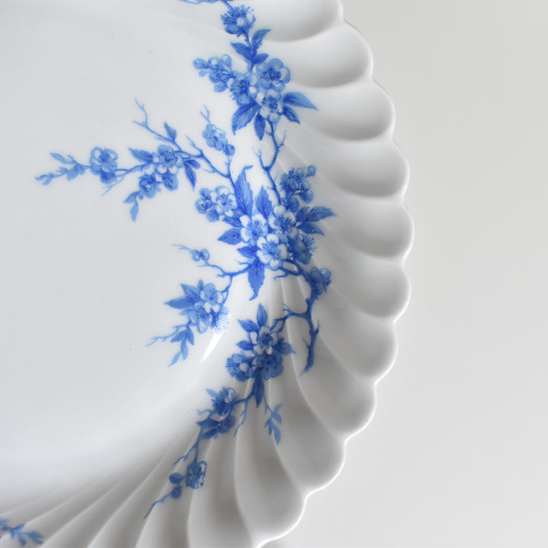 Vintage Deep Plate Limoges Haviland Cerisier Bleu C