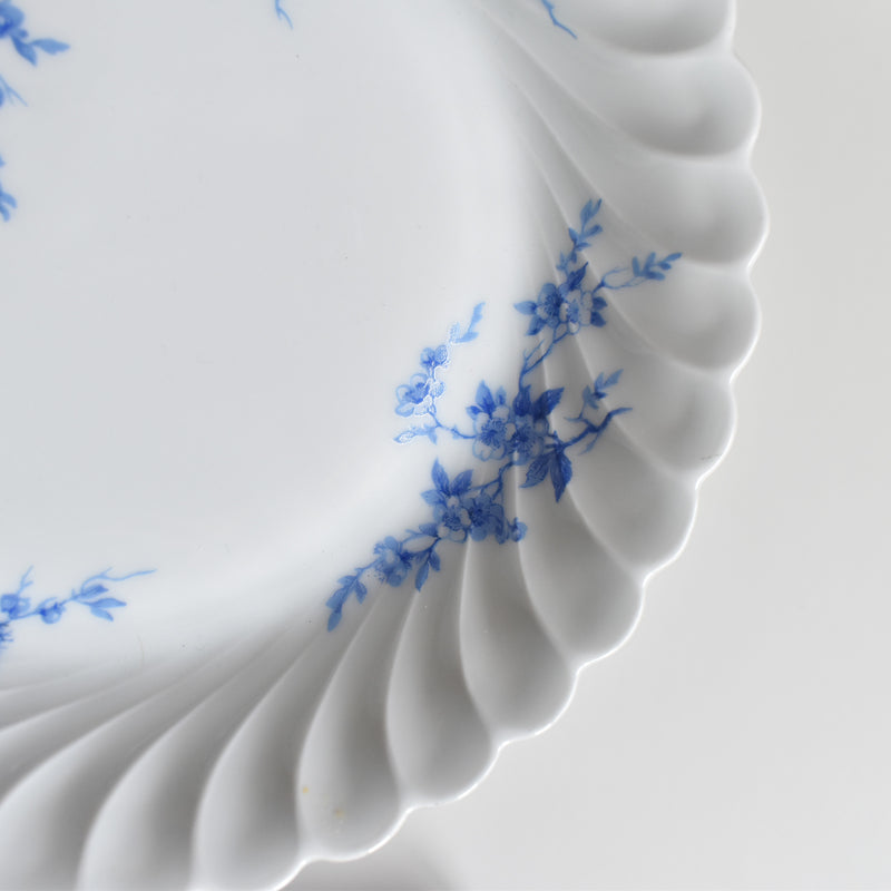 Vintage Deep Plate Limoges Haviland Cerisier Bleu C
