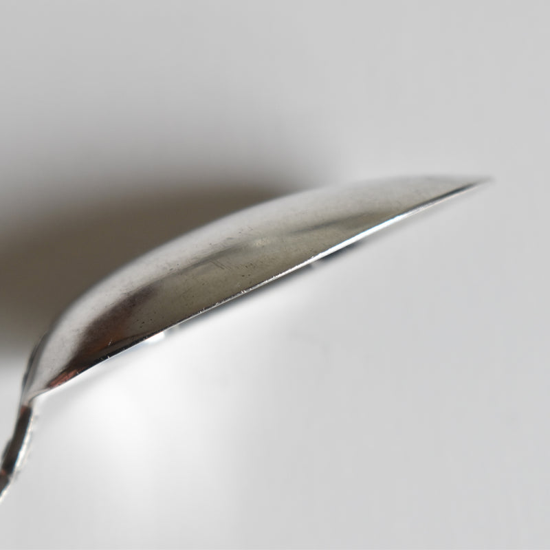 Antique Silver 800 Dessert Spoon Muguet
