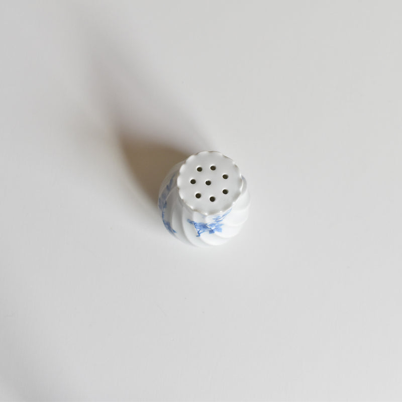 Vintage Salt Shaker, Limoges Haviland Cerisier Bleu
