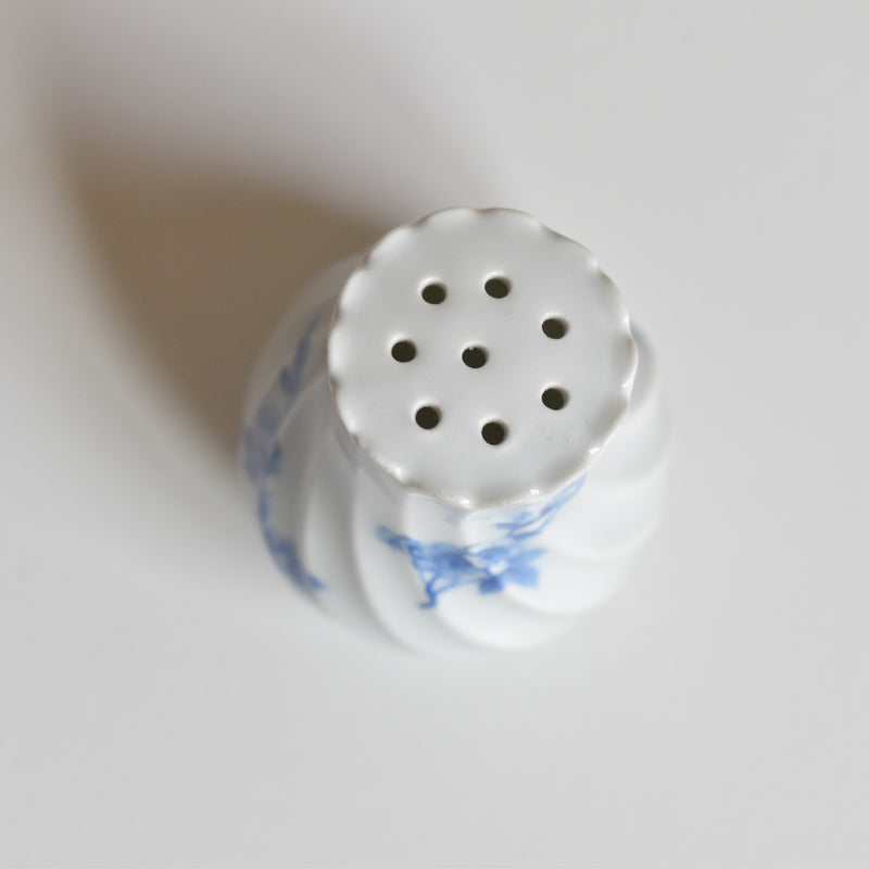 Vintage Salt Shaker, Limoges Haviland Cerisier Bleu