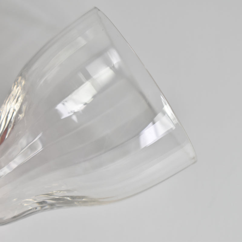 Antique crystal wine glass