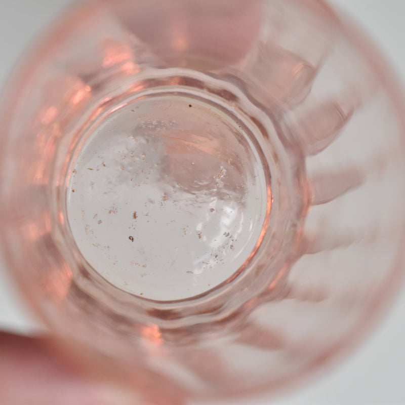 Vintage Liquor Glasses Pink, Set of 4