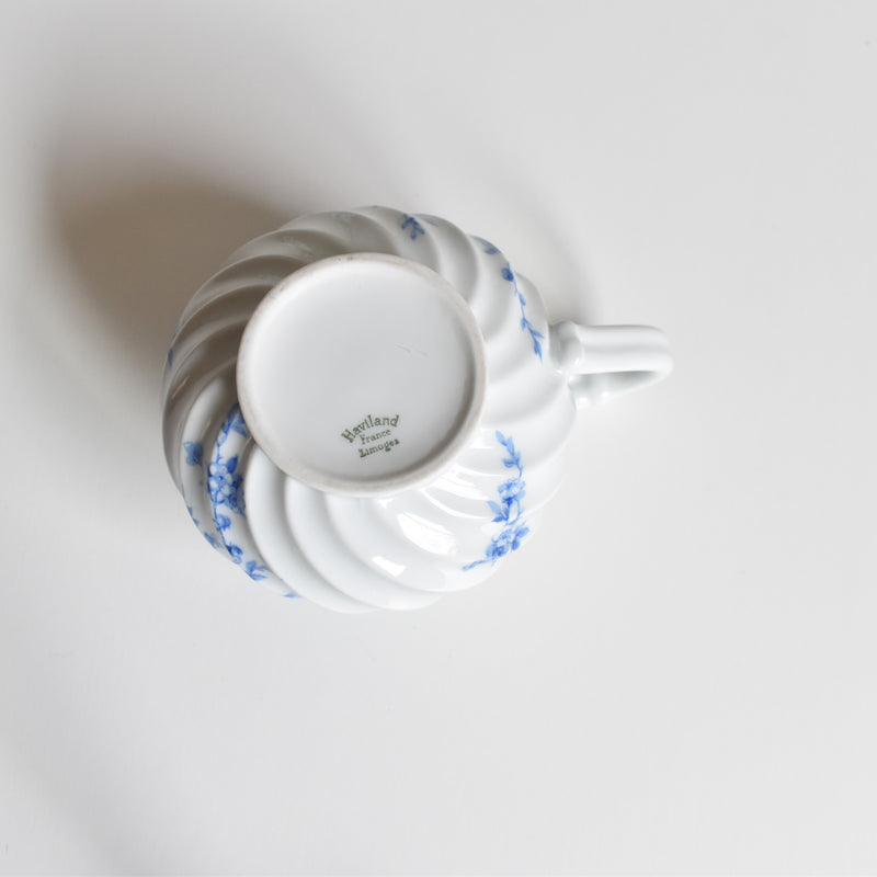 Vintage Creamer Limoges Haviland Cerisier Bleu
