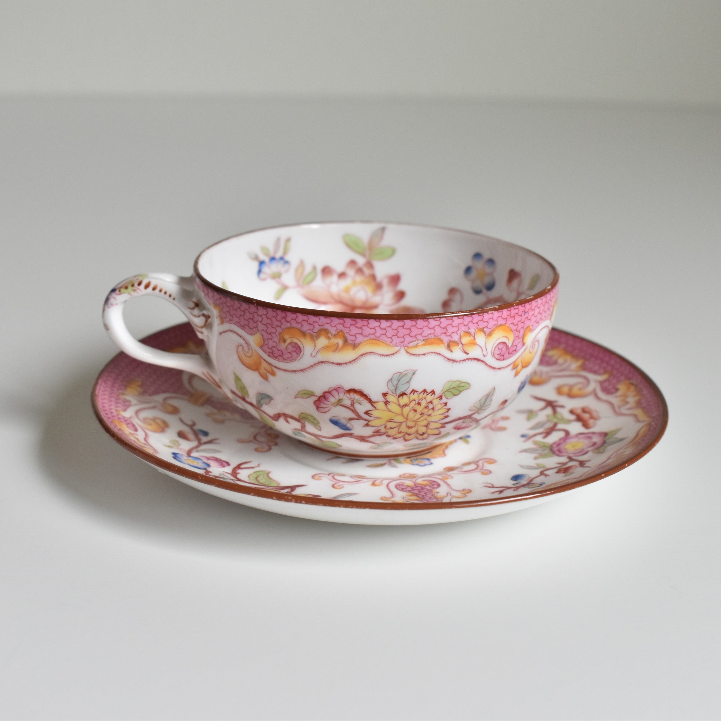 アンティークカップ＆ソーサー サルグミンヌ Minton 235 (Grand Depots