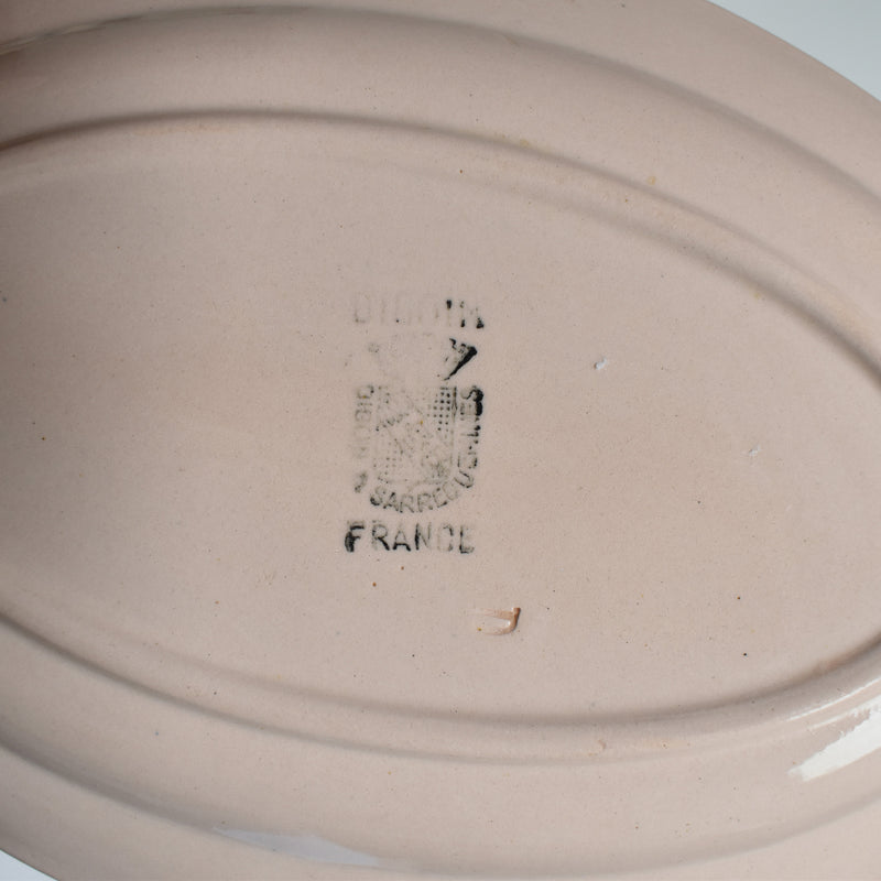 Vintage Raviere Digoin & Sarreguemines Pink