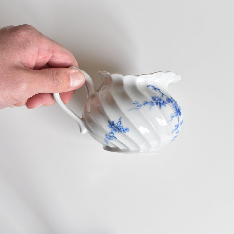 Vintage Creamer Limoges Haviland Cerisier Bleu