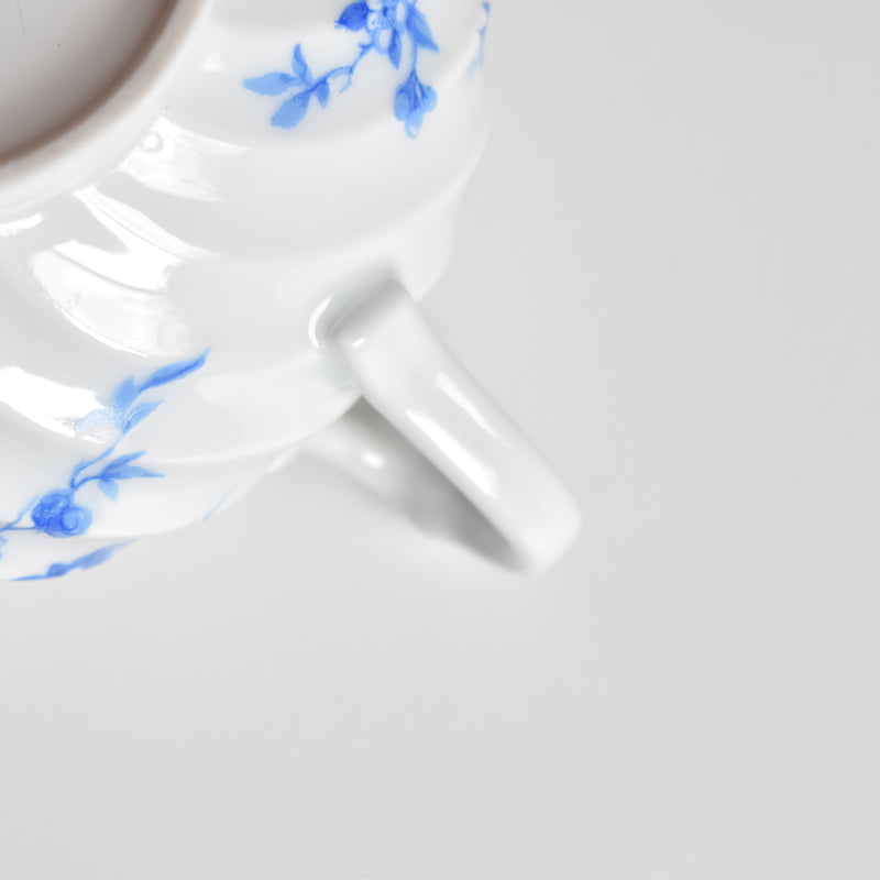 Vintage Sugar Bowl Limoges Haviland Cerisier Bleu