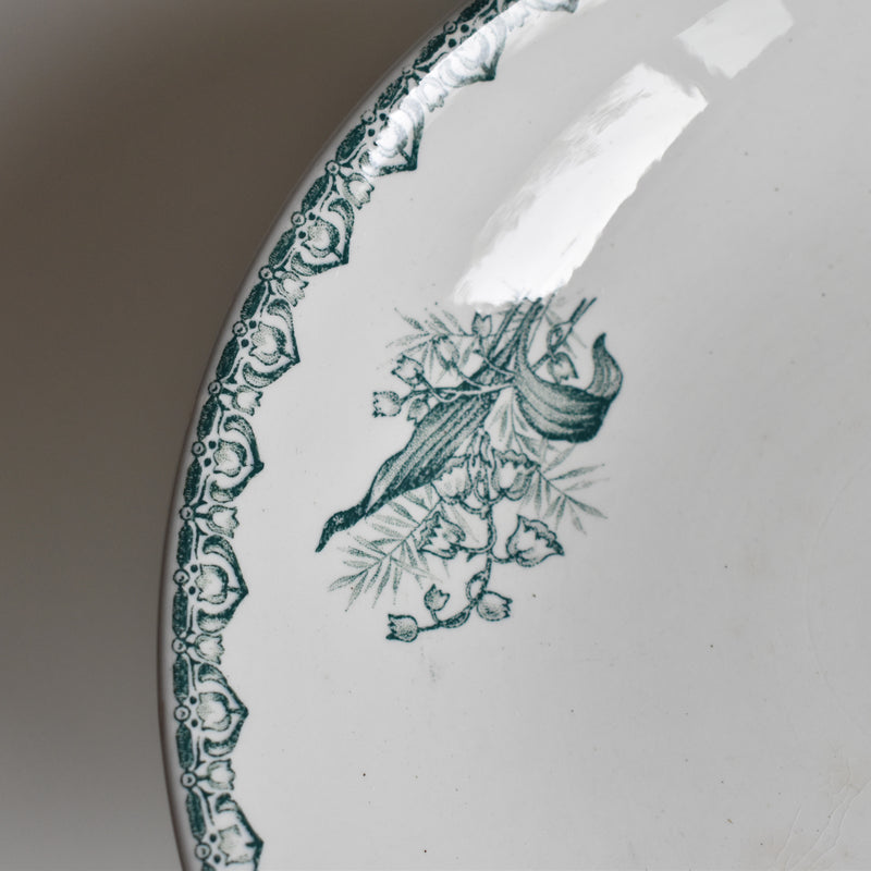 Antique Compote Saint-Amand les Eaux Muguet