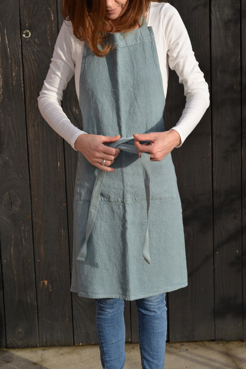 エプロン　DOUDOU VERT DE GRIS