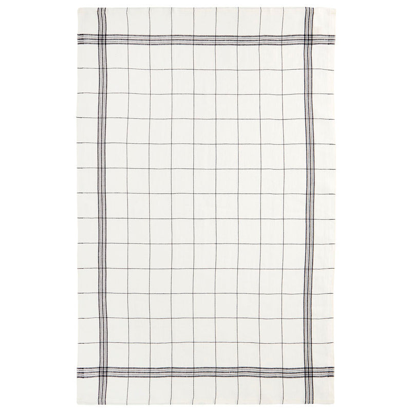 キッチンクロス　BISTROT　ホワイト/ブラック