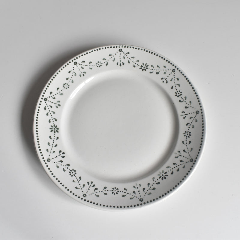 Antique dessert plate Badonviller 2120 A