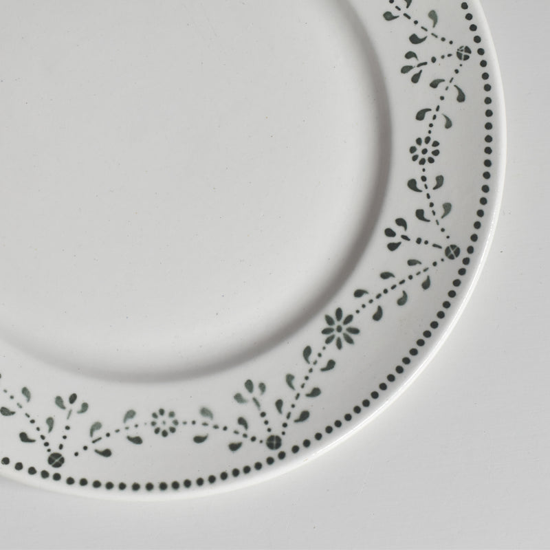 Antique dessert plate Badonviller 2120 A