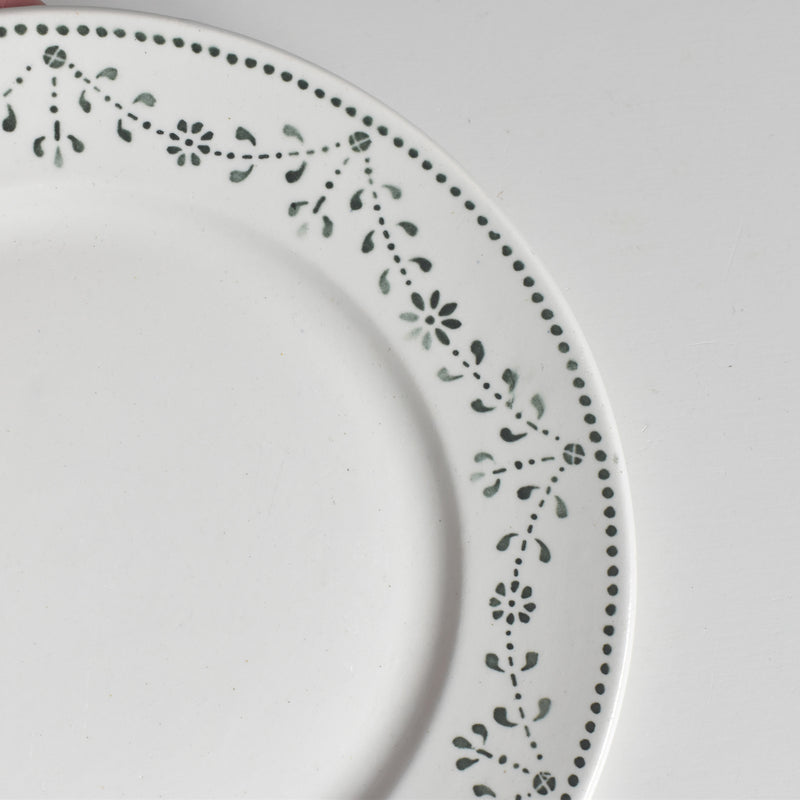 Antique dessert plate Badonviller 2120 A