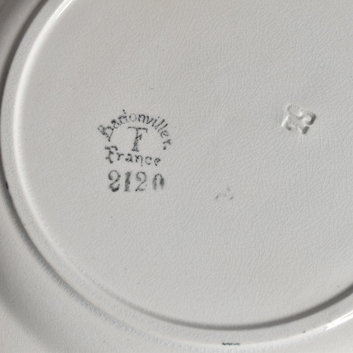 アンティークデザートプレート バドンヴィレー 2120 B