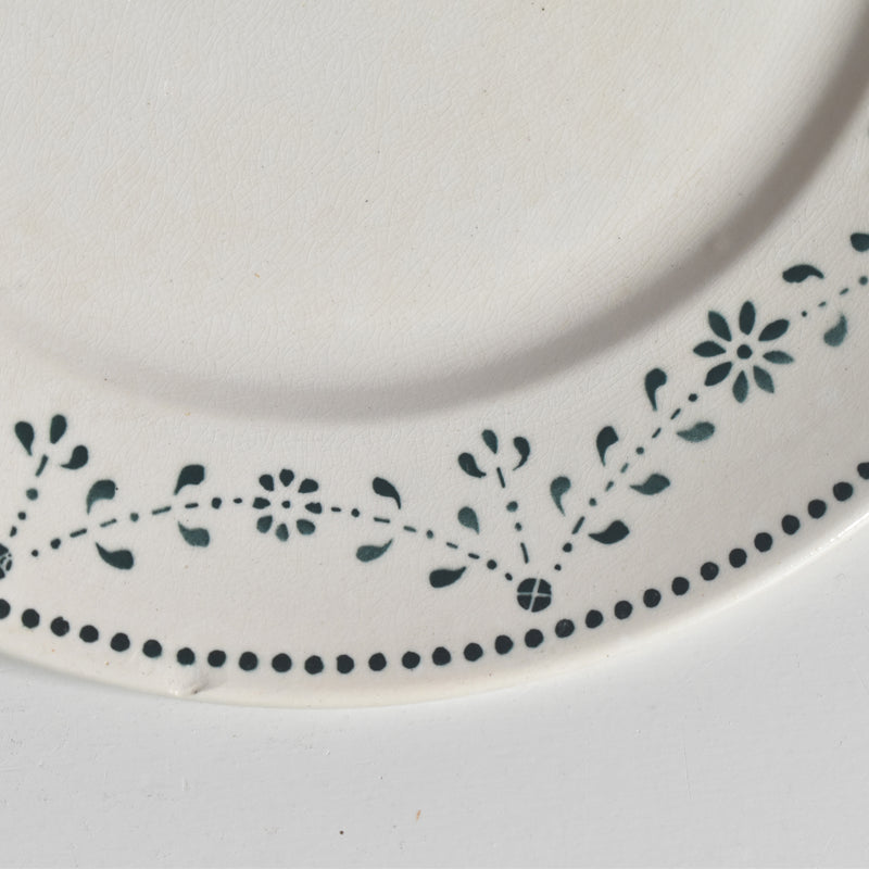 Antique Dessert Plate, Badonviller 2120 B