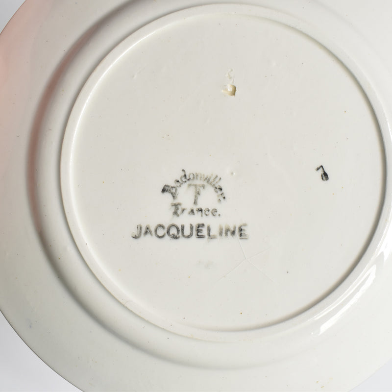 アンティークデザートプレート バドンヴィレー Jacqueline C