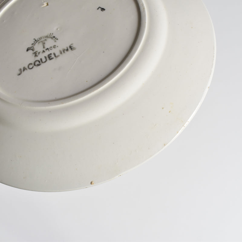 アンティークデザートプレート バドンヴィレー Jacqueline C