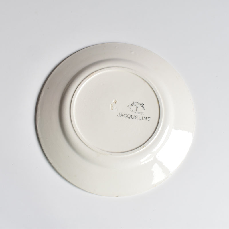 アンティークデザートプレート バドンヴィレー Jacqueline D
