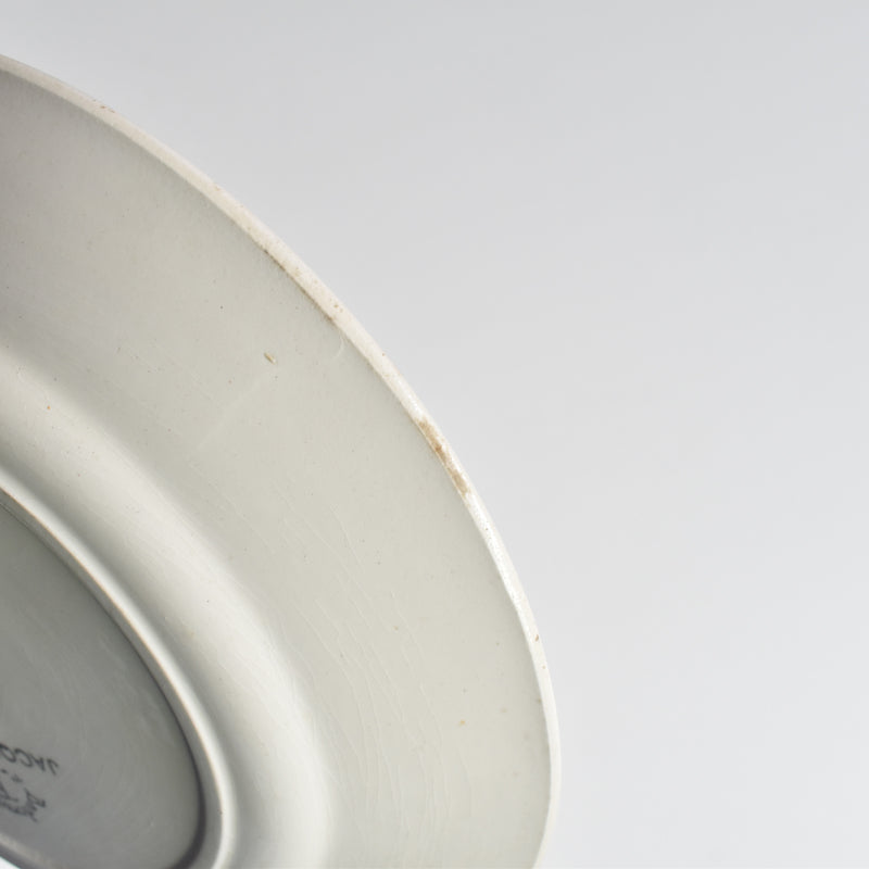 Antique Dessert Plate, Badonviller Jacqueline E